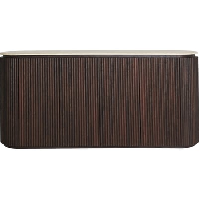 Buffet contemporain bois rainuré verona RECOLLECTION