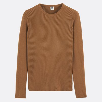Pull col rond en fine maille LA REDOUTE COLLECTIONS
