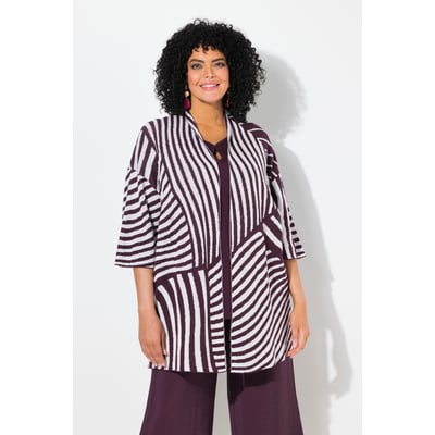Cardigan en fine maille jacquard ULLA POPKEN