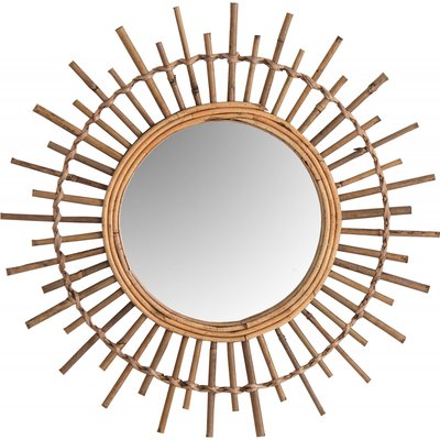 Miroir rond en bambou, kai RECOLLECTION