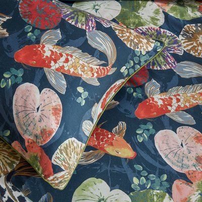 Koi Pond 100% Cotton Sateen Pillowcase Pair PAOLETTI