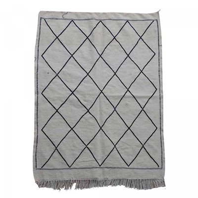 Authentique tapis berbère fait main en coton NKOUL UN AMOUR DE TAPIS