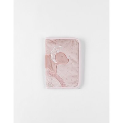 Protège Carnet de Santé veloudoux rose Popsie Gigi et Louli NOUKIE'S