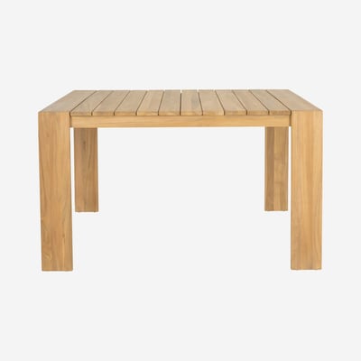 Table carrée de jardin en teck massif CALVIA HABITAT