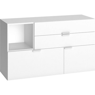 Commode design 3 tiroirs et 1 porte L120 cm - 4YOU CALICOSY