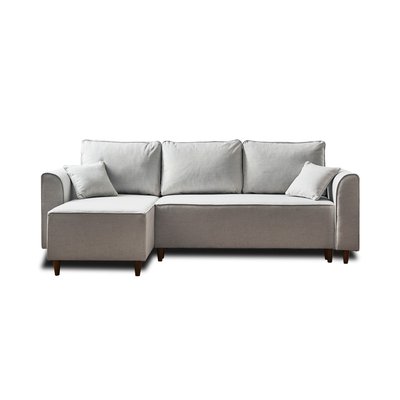 Canapé d'Angle Convertible en Tissu 4 places - SAPHIR LISA DESIGN