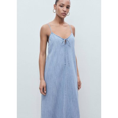Robe en jean bretelles MANGO