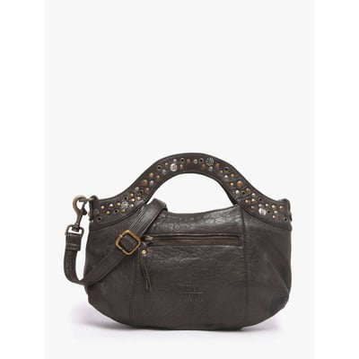 Sac bandoulière Brooklyn cuir BASILIC PEPPER
