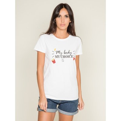 T-shirt Col Rond Message Flety DONA LISA