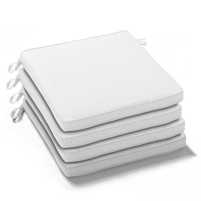 Lot de 4 galettes de chaise (40 x 40 x 30 cm), MACHU OVIALA