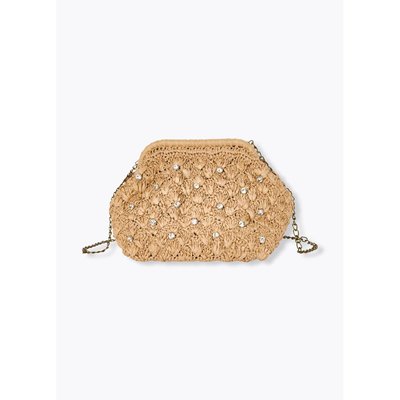 Sac en raphia et strass PROMOD