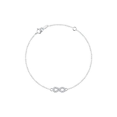 Bracelet en argent 925 et cristal CLEOR