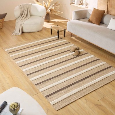 Tapis interieur jute à rayures PALMA NAZAR RUGS
