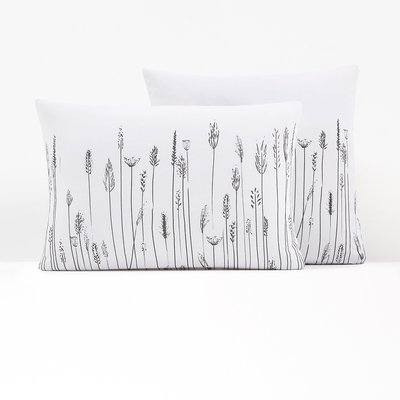 Taie d'oreiller coton, Flore LA REDOUTE INTERIEURS