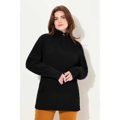 Pull camionneur en maille, col montant ULLA POPKEN