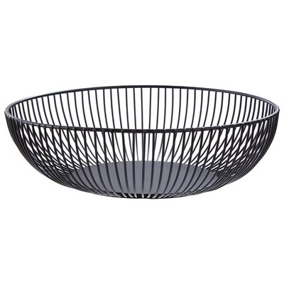 Wire Fruit Bowl in Matte Black SO'HOME