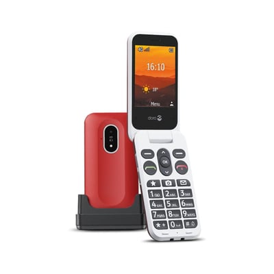 Téléphone portable Leva L20 Rouge/Blanc DORO