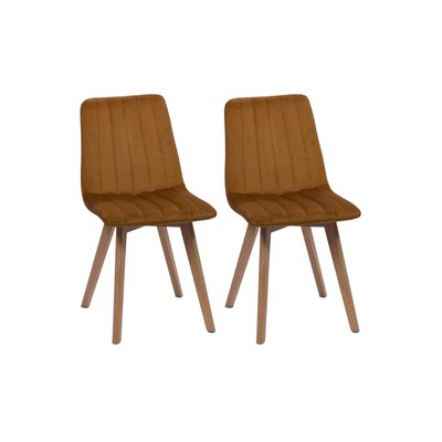 Chaises de salle à manger scandinaves en tissu - JENNY HELLIN, DEPUIS 1862