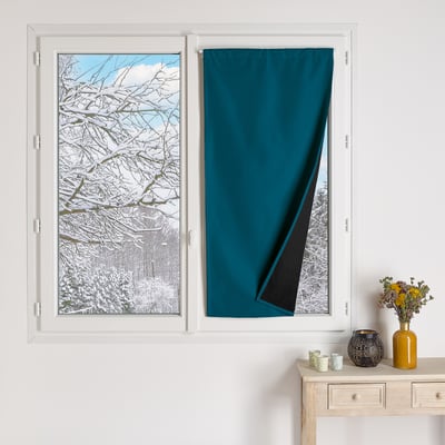 Petit rideau occultant 100% doublé polaire - QABANE HOME MAISON