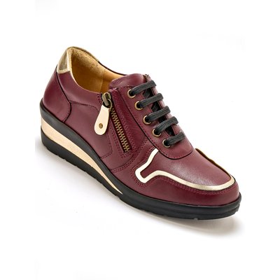 Derbies cuir détails métallisés PEDICONFORT
