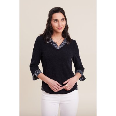 T-shirt manches 3/4 2-en-1 BREAL