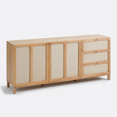 Buffet enfilade, frêne et lin, Esmara LA REDOUTE INTERIEURS