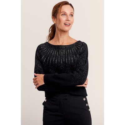 Pull manches longues à strass BREAL