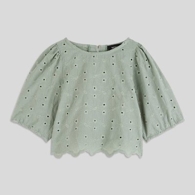 Blouse ajourée en coton MONOPRIX KIDS