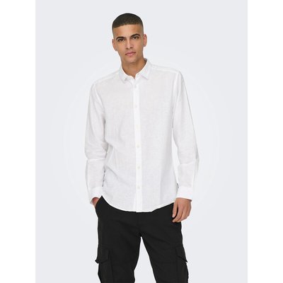 Chemise slim fit coton lin ONLY & SONS