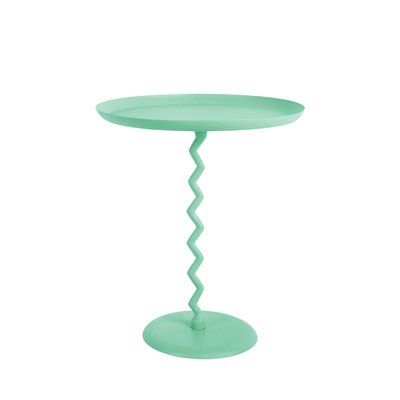 Table d'appoint ronde en métal ø44cm- ZIGZAG LEITMOTIV