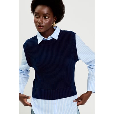 Pull chemise 2-en-1 CACHE CACHE