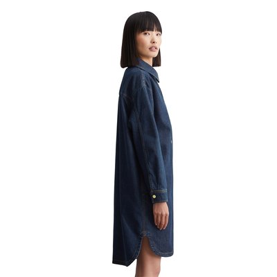 Robe en jean oversize en denim rigide bleu foncé MARC O’POLO DENIM