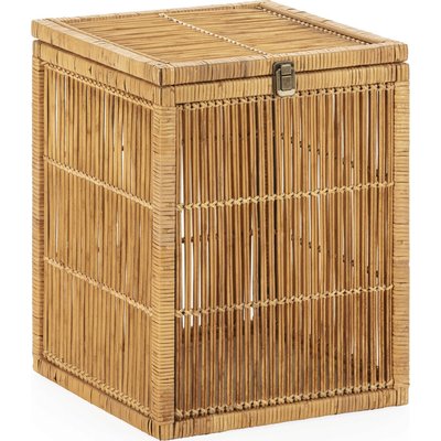 Panier naturel en bois d'épicéa bambou et rotin élégant RECOLLECTION