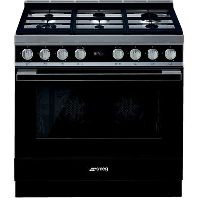 Piano de cuisson gaz CPF9GPBL SMEG