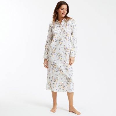 Chemise de nuit imprimée, en jersey de coton ANNE WEYBURN