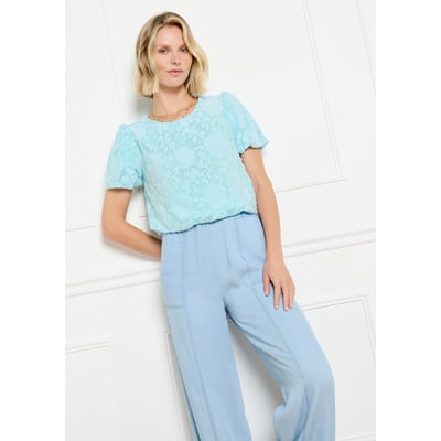 T-shirt texturé manches courtes LOLALIZA