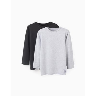 Lot de 2 T-Shirts en Coton à Manches Longues ZIPPY