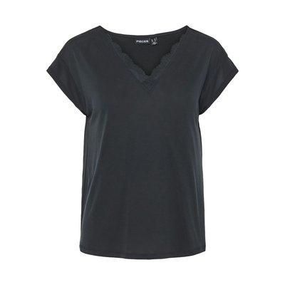 T-Shirt mit V-Ausschnitt PIECES