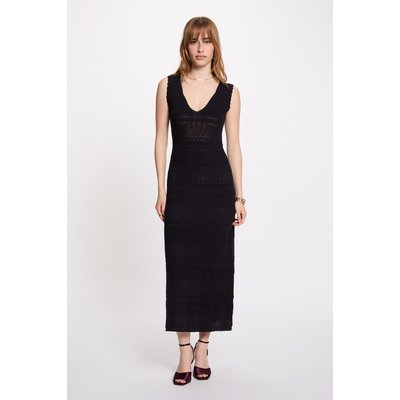 Robe tricot longue ajustée MORGAN