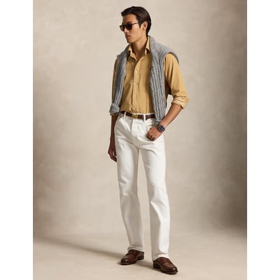 Camicia in velluto a coste aderente, Custom Fit POLO RALPH LAUREN
