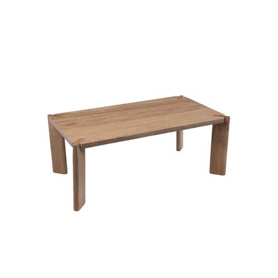 Table basse rectangulaire en marbre et manguier L100 - ZAZA AMADEUS