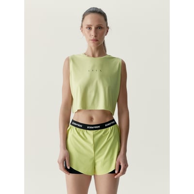 T-shirt de sport femme Nyx Sans manches détails réfléchissants BORN