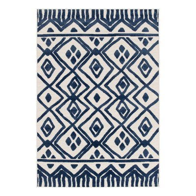 Tapis intérieur extérieur tissé plat  velours coloré SAMBA AFK LIVING