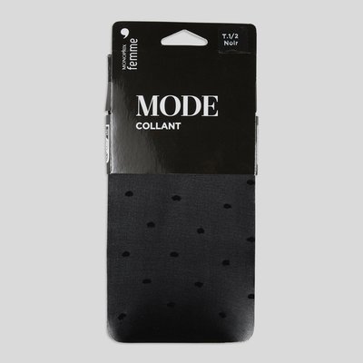 Paire de collant plumetis MONOPRIX MONOPRIX