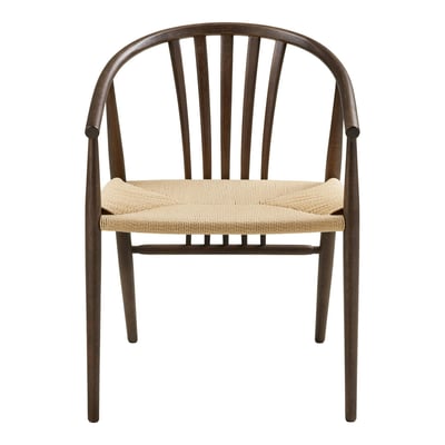Chaise vintage bois et rotin BERLIN PIER IMPORT