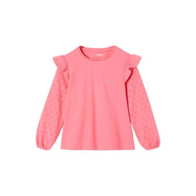 Tee-shirt volanté BASICS VERTBAUDET