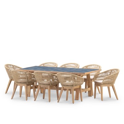 Salon de jardin, 8 chaises, BISBAL & PROVENZA DEFORA HOME