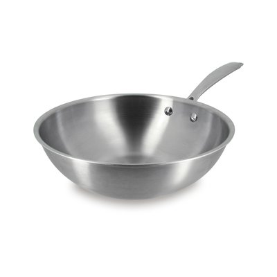 Wok en acier inoxydable 24 cm, TRIPLY MENASTYL