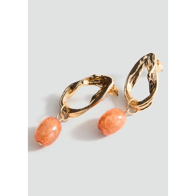 Boucles d'oreilles design circulaire perles MANGO