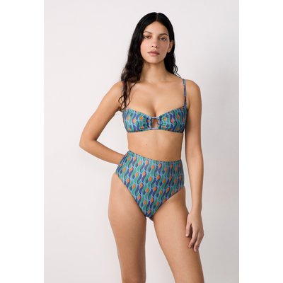 Culotte bikini taille haute bas de maillot pailleté SAO ETAM